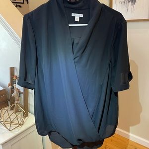 Cato Black Shortsleeved Blouse